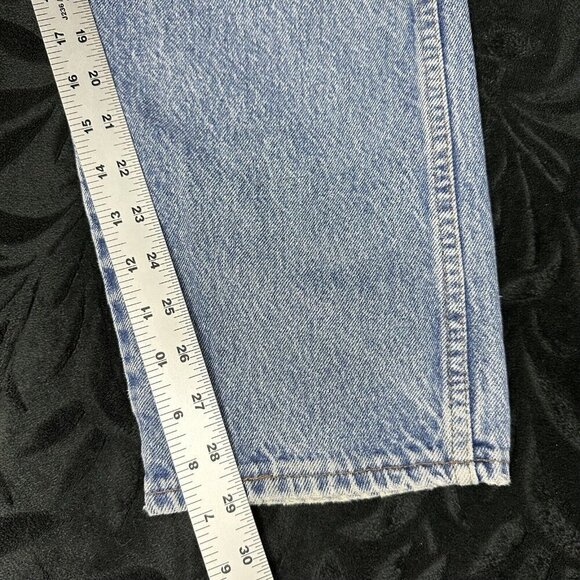 Wrangler 20X Denim Jeans Mens Straight Blue Faded Light 31x29 Y2K Relaxed‎ Work - Picture 9 of 10